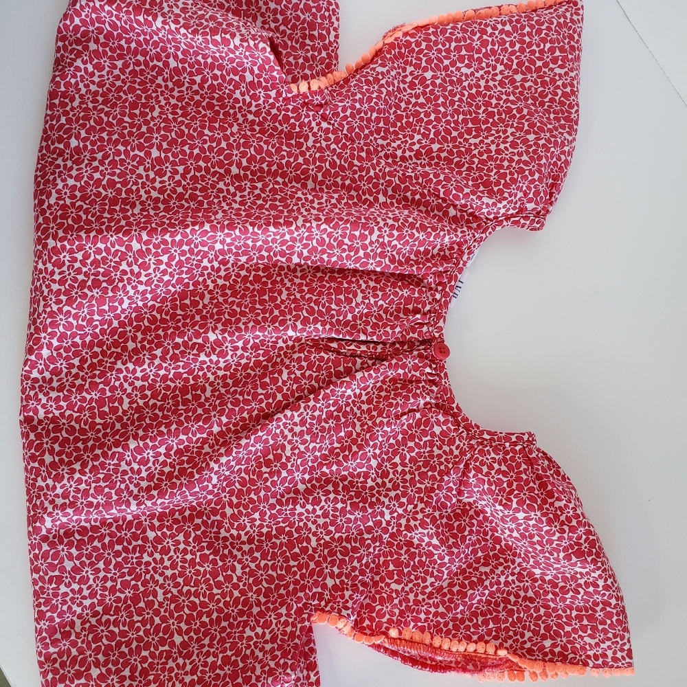 Gap girls floral ruffle top size M little girl. - Picture 2 of 5
